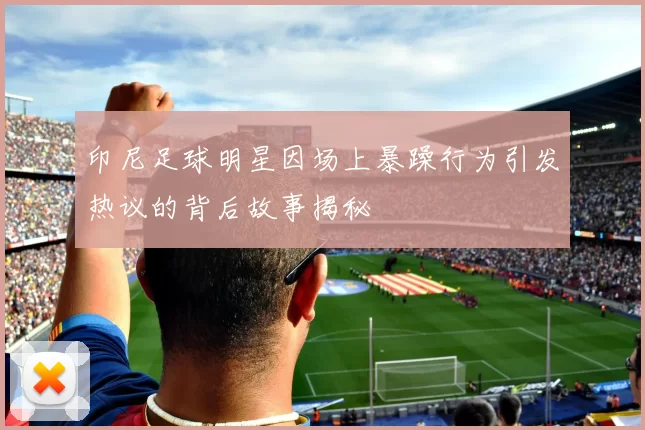 印尼足球明星因场上暴躁行为引发热议的背后故事揭秘