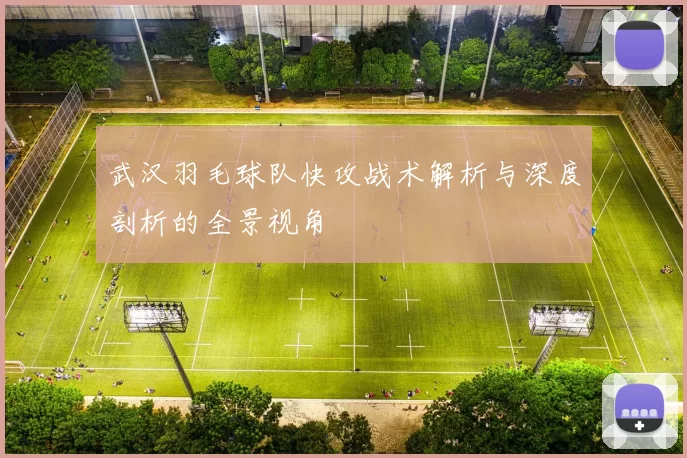 武汉羽毛球队快攻战术解析与深度剖析的全景视角