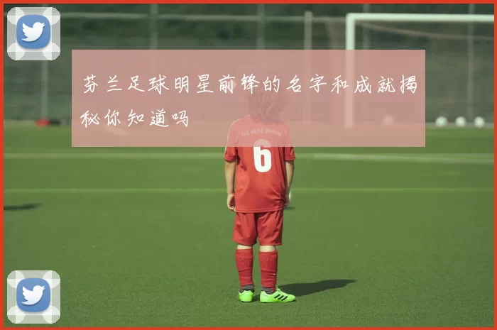 芬兰足球明星前锋的名字和成就揭秘你知道吗
